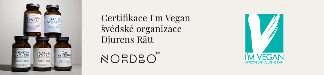 Certifikát I´m Vegan garantuje, že produkt je 100% rostlinného původu.
