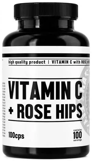 Namakanej Vitamin C + Rose Hips 100 kapslí, 850 mg vitaminu C v kapsli