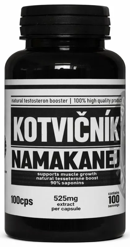 Namakanej Kotvičník zemní 90 % 100 kapslí, Tribulus terrestris 525 mg v kapsli