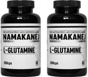 Namakanej 100% Glutamin 200 kapslí 1+1, dvě balení